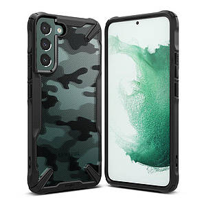 Чохол Fusion X до Samsung Galaxy S22 Plus Camo Black (FX599E73)