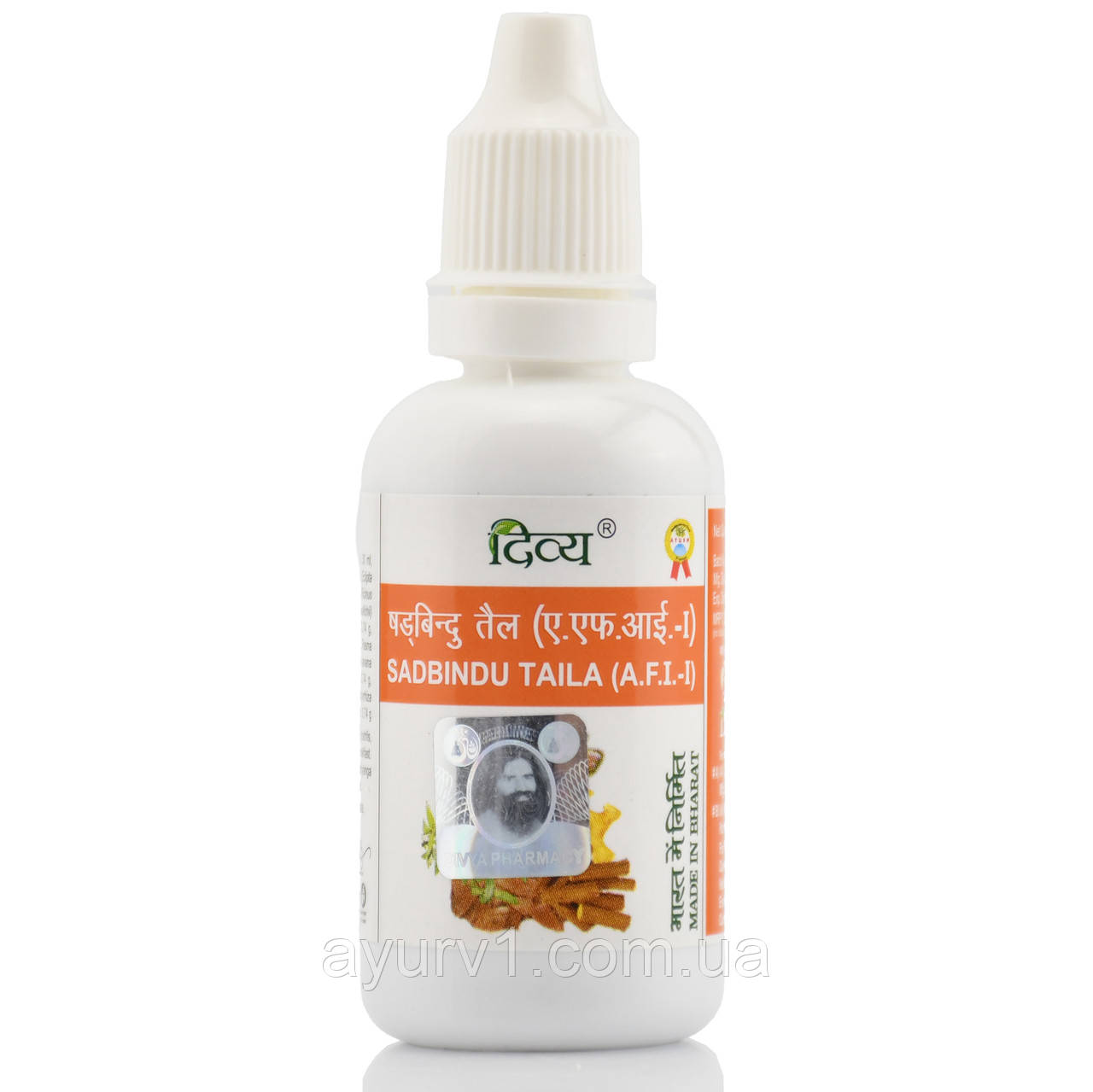 Шадбінду краплі назальні, Патанжалі Shadbindu tail, Patanjali 25 мл.