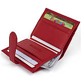 Гаманець-візитниця ST Leather 19211 Червоний 10х8,3х1,5 см, фото 4