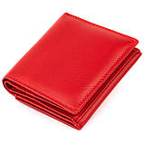 Компактний гаманець ST Leather 19259 Червоний 10х9х1,3 см, фото 2