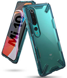 Чохол Ringke Fusion X для Xiaomi Mi 10 / 10 Mi Pro Turquoice Green (FXXI0019)