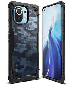 Чохол Fusion X для Xiaomi Mi 11 Camo Black (XDXI0019)