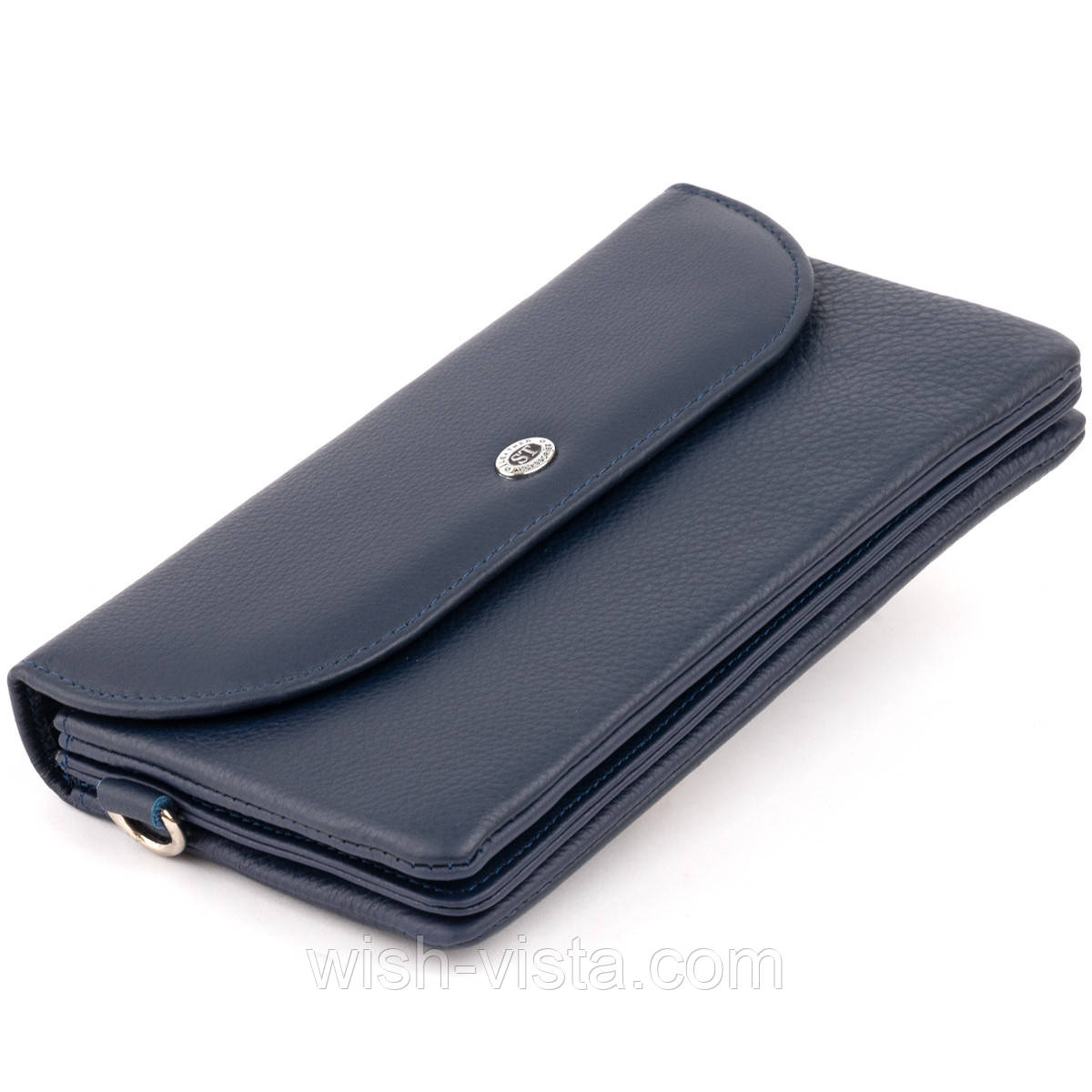 Клатч зі шкіри жіночий ST Leather 19317 Темно-синій 19х9,5х2,5, фото 1