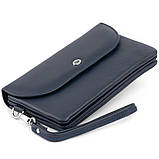 Клатч зі шкіри жіночий ST Leather 19317 Темно-синій 19х9,5х2,5, фото 4