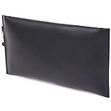 Шкіряна матова тревел-косметичка унісекс Shvigel 16426 Чорний, фото 2