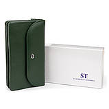 Клатч зі шкіри жіночий ST Leather 19320 Зелений 19х9,5х2,5, фото 6