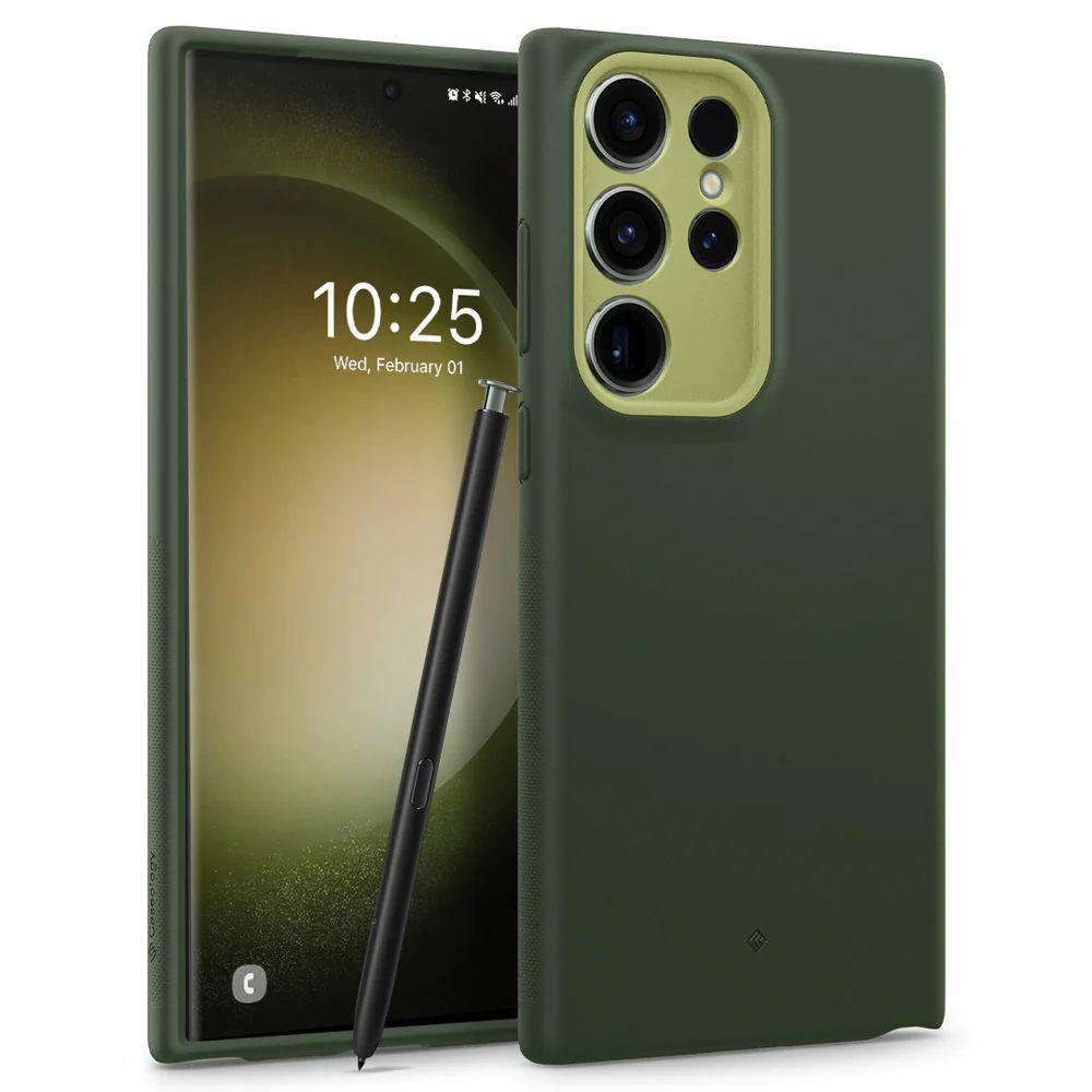Чохол Caseology Nano Pop до Samsung Galaxy S23 Ultra Avo Green (ACS05989), фото 1