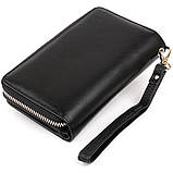 Гаманець зі шкіри на клямці ST Leather369 Чорний 19х9,5х2,5 см, фото 2