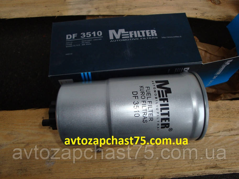 Фильтр топливный Iveco Daily 1999-2006 года , Jeep Cherokee III 2004-2007 года (Mfilter, Литва) - фото 1 - id-p437633099