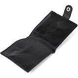 Шкіряне портмоне для чоловіків Shvigel 16460 Чорний, фото 4