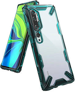 Чохол Ringke Fusion X для Xiaomi Mi Note 10 / 10 Pro Turquoice Green (FXXI0016)