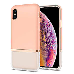 Чохол Spigen La Manon Jupe для iPhone XS/X Milk Peach (063CS25369)