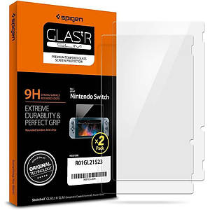 Захисне скло Spigen Glas.tR Slim 2-Pack (2шт.) Nintendo Switch (R01GL21523)