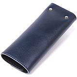 Шкіряна ключниця Shvigel 16533 Синій, фото 2