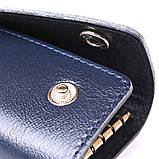 Шкіряна ключниця Shvigel 16533 Синій, фото 3