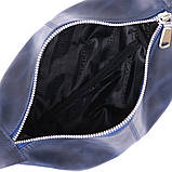 Шкіряна косметичка Shvigel 16401 Синій, фото 3