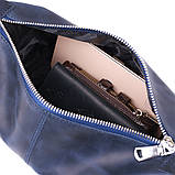 Шкіряна косметичка Shvigel 16401 Синій, фото 4