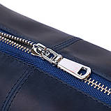 Шкіряна косметичка Shvigel 16401 Синій, фото 5