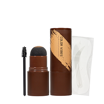 Набір для брів з трафаретами 3 в 1 , 04 Soft brown Світло-коричневий