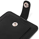 Бирка на валізу з натуральної шкіри Shvigel 16554 Чорний, фото 4