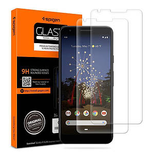 Захисне скло Spigen Glas.TR Slim 2-Pack для Google Pixel 3a Clear (F23GL26444)