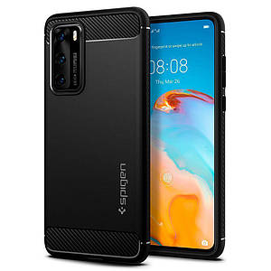 Чохол Spigen Rugged Armor для Huawei P40 Black (ACS00970)