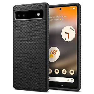 Чохол Spigen Liquid Air до Google Pixel 6a Matte Black (ACS04474)