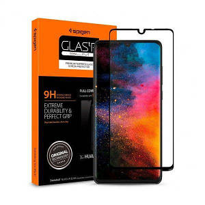 Захисне скло Spigen Glas.tR Slim Full Cover для Huawei P30 Black (L38GL26018)