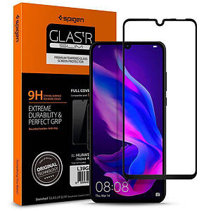 Захисне скло Spigen Glas.tR Slim Full Cover для Huawei P30 Lite / Nova 4e Black (L39GL26019)