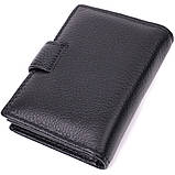 Візитниця з натуральної шкіри ST Leather 22469 Чорний, фото 2