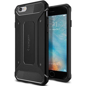 Чохол Spigen Rugged Armor для iPhone 6/6S Black (SGP11597)
