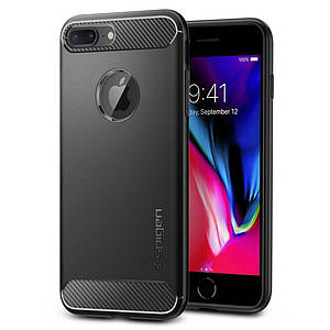 Чохол Spigen Rugged Armor для iPhone 8/7 Plus Black (043CS20485)