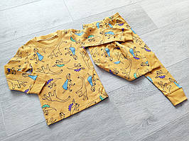 Піжама для хлопчика 1-5 років пісочні динозаври арт. 721