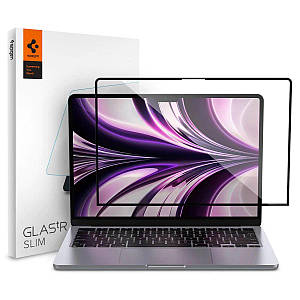 Захисне скло Spigen Glas.tR Slim Full Cover до MacBook Air 13.6" M2 (2022) Black (AGL05504)