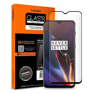 Захисне скло Spigen Glas.tR Slim Full Cover для OnePlus 7 Black (K08GL26387)