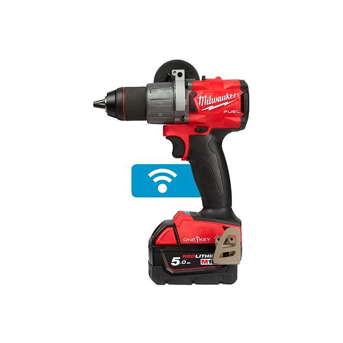 Акумуляторний дриль-шурупокрут Milwaukee M18 ONEPD2-0X FUEL ONE-KEY без АКБ і ЗП (4933464526), фото 1