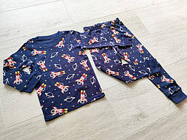 Дитяча піжама на хлопчика 1-3 роки, арт. 722 космонавти