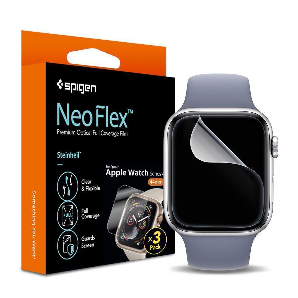 Захисна плівка Spigen Neo Flex HD для Apple Watch 4/5/6/SE 44mm 3шт. Clear (062FL25574), фото 1