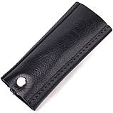 Ключниця в глянсовій шкірі Слава ЗСУ GRANDE PELLE 16717 Чорна, фото 2