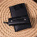 Ключниця в глянсовій шкірі Серце GRANDE PELLE 16718 Чорна, фото 8