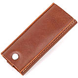 Ключниця в глянсовій шкірі Серце GRANDE PELLE 16721 Світло-коричнева, фото 2