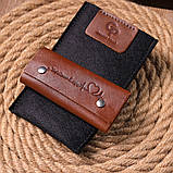 Ключниця в глянсовій шкірі Серце GRANDE PELLE 16721 Світло-коричнева, фото 8