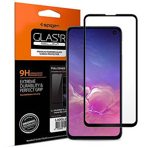 Захисне скло Spigen Glas.tR Slim Full Cover для Samsung Galaxy S10E Black (609GL26003)