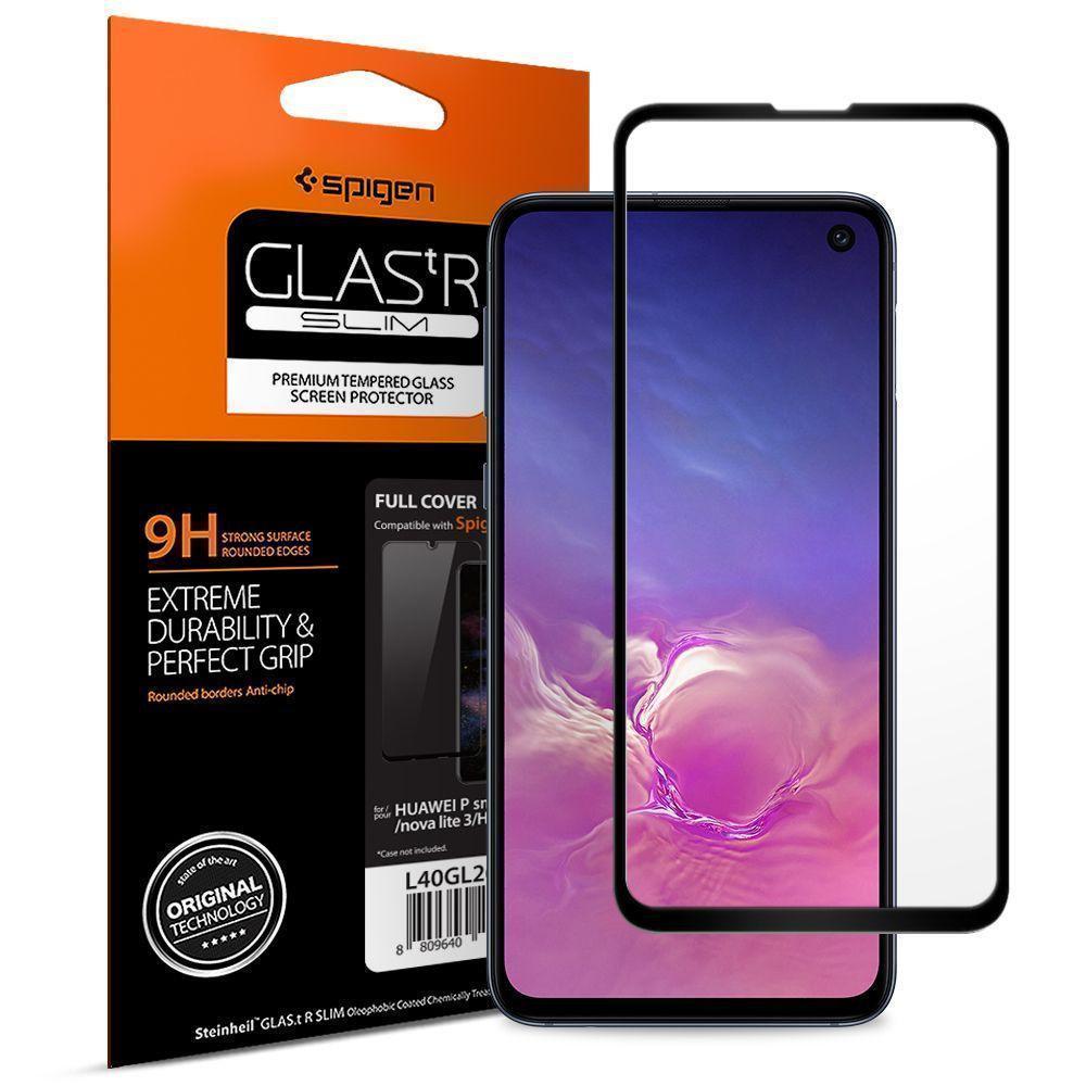 Захисне скло Spigen Glas.tR Slim Full Cover для Samsung Galaxy S10E Black (609GL26003)
