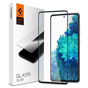 Захисне скло Spigen Glas.tR Slim Full Cover для Samsung Galaxy S20 FE Black (AGL02200)