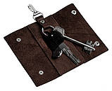 Ключниця з натуральної шкіри Grande Pelle 11380 Коричневий, фото 3