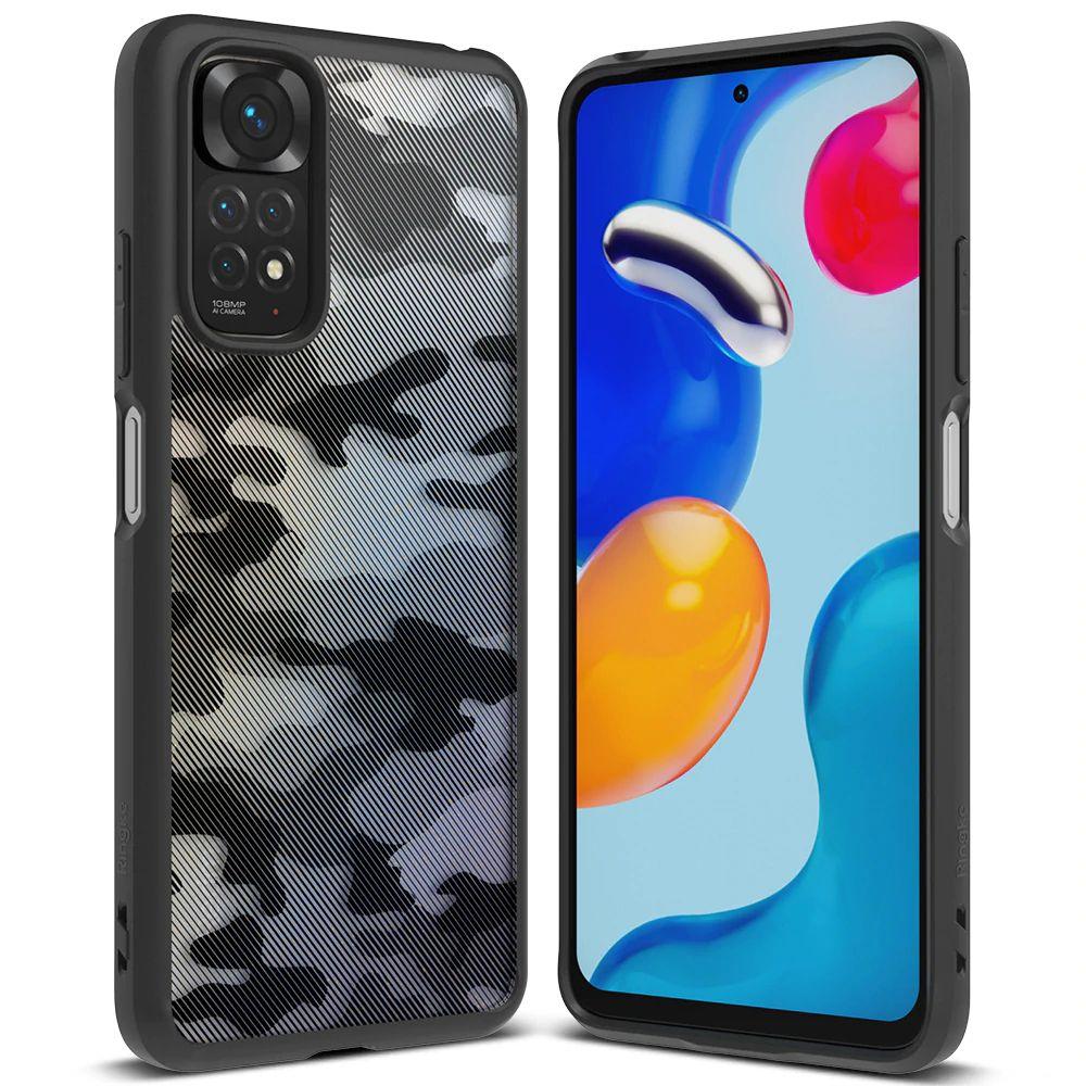 Чохол Fusion до Xiaomi Redmi Note 11 / 11S Matte Camo Black (FM623E73), фото 1