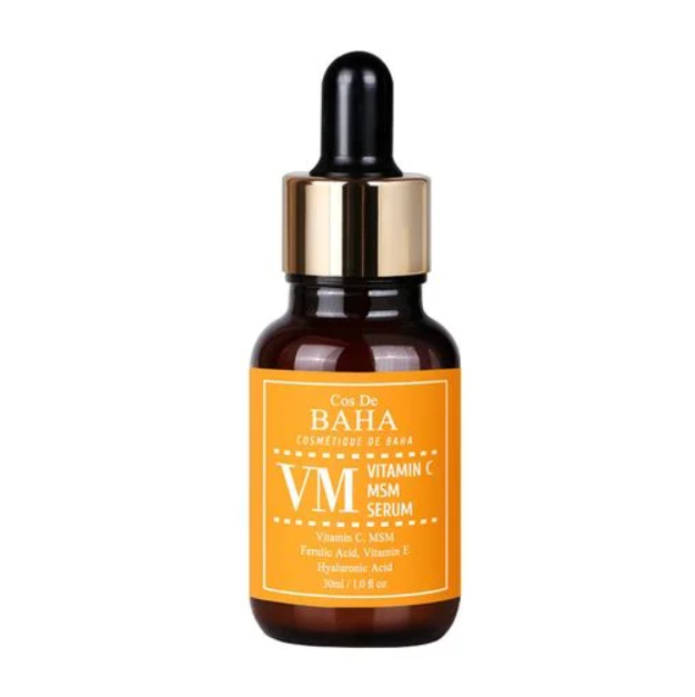 Сироватка з вітаміном C від пігментації Cos De Baha Vitamin C MSM Serum VM 30 мл