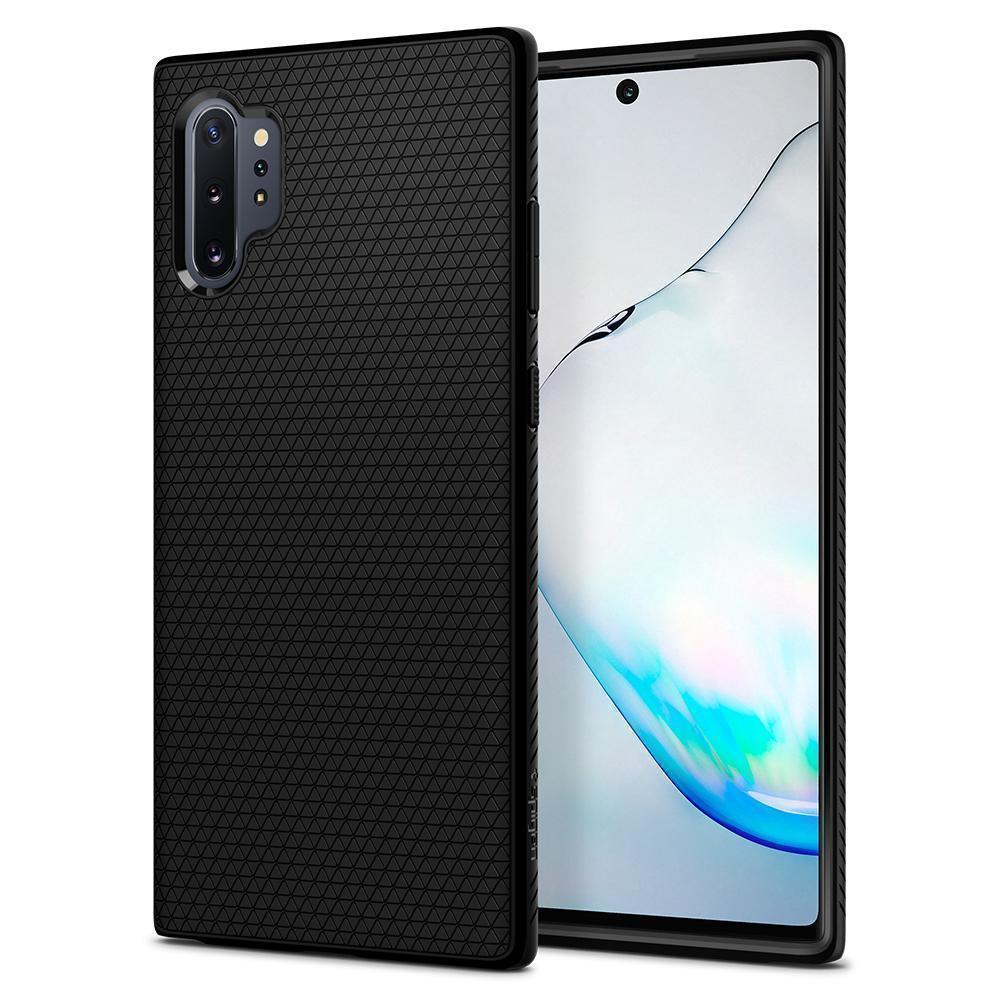 Чохол Spigen Liquid Air для Samsung Galaxy Note 10 Plus Black (627CS27330), фото 1