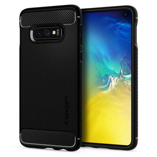 Чохол Spigen Rugged Armor для Samsung Galaxy S10E Black (609CS25837), фото 1